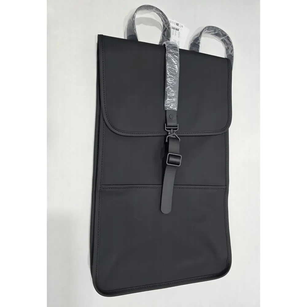 NWT Rains Backpack W3 Black Waterproof Backpack Style 13000